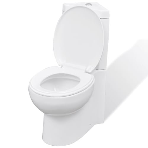 LAPOOH Keramik WC Toilette Ecke Weiß LAPOOH Keramik WC Toilette Ecke Weiß von LAPOOH