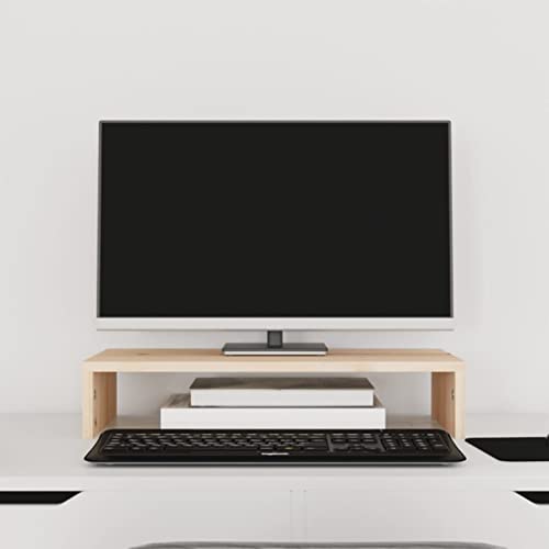 LAPOOH Monitorständer 50x27x10 cm Massivholz Kiefer, Monitor Erhöhung, Schreibtischaufsatz, Monitor Erhöhung Schreibtisch, Bildschirm Erhöhung, Schreibtisch Regalaufsatz - 813944 LAPOOH Monitorständer 50x27x10 cm Massivholz Kiefer, Monitor Erhöhung, Schreibtischaufsatz, Monitor Erhöhung Schreibtisch, Bildschirm Erhöhung, Schreibtisch Regalaufsatz - 813944 von LAPOOH