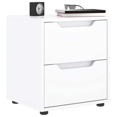 LAPOOH Nachttisch VISNES Weiß 45x40x50 cm Holzwerkstoff, Nachtkonsole, Nachtkästchen, Kaffeetisch, Nachtkasten, Nachtkommode, Sofatisch - 4108280 LAPOOH Nachttisch VISNES Weiß 45x40x50 cm Holzwerkstoff, Nachtkonsole, Nachtkästchen, Kaffeetisch, Nachtkasten, Nachtkommode, Sofatisch - 4108280 von LAPOOH