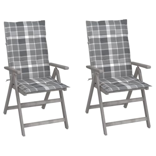 LAPOOH Verstellbare Gartenstühle 2 STK. mit Auflagen, Gartenmöbel, Balkonstühle, Balkonmöbel, Bistrostuhl, Garten Stühle, Armlehnenstuhl, Massivholz Akazie LAPOOH Verstellbare Gartenstühle 2 STK. mit Auflagen, Gartenmöbel, Balkonstühle, Balkonmöbel, Bistrostuhl, Garten Stühle, Armlehnenstuhl, Massivholz Akazie von LAPOOH