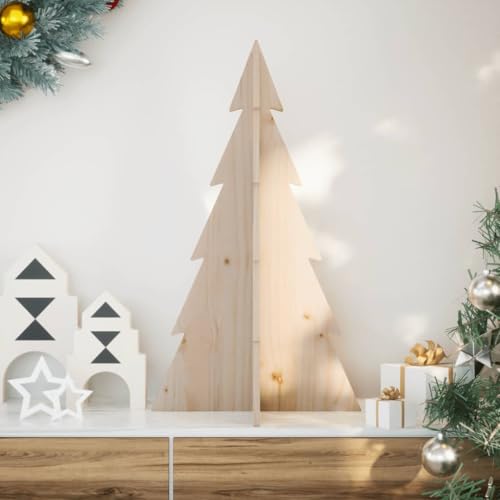 LAPOOH Weihnachtsbaum Holz zum Schmücken 80 cm Massivholz Kiefer, Tannenbaum Künstlich, Christmas Tree, Tannenbaum Deko, Weihnachtsbäume, Christbaum - 858168 LAPOOH Weihnachtsbaum Holz zum Schmücken 80 cm Massivholz Kiefer, Tannenbaum Künstlich, Christmas Tree, Tannenbaum Deko, Weihnachtsbäume, Christbaum - 858168 von LAPOOH