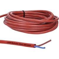 10 Meter Lapp 0046001 Ölflex Heat 180 Silikonleitung 2x0,75 mm² I Saunakabel I Saunaofen Kabel 10 m I SiHF Silikonkabel 2 x 0,75 mm² von LAPP