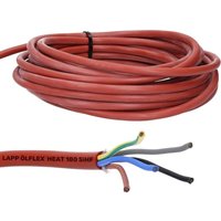 10 Meter Lapp 00460043 Ölflex Heat 180 Silikonleitung 5x0,75 mm² i Silikonkabel i Saunaofen Kabel 10 m i SiHF Saunakabel 5G0,75 mm² mit grün-gelben 10 Meter Lapp 00460043 Ölflex Heat 180 Silikonleitung 5x0,75 mm² i Silikonkabel i Saunaofen Kabel 10 m i SiHF Saunakabel 5G0,75 mm² mit grün-gelben von LAPP