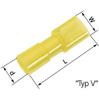 61794971 Flachsteckhülse Steckbreite: 6.3 mm Steckdicke: 0.8 mm 180 ° Vollisoliert Gelb 50 St. - Lapp 61794971 Flachsteckhülse Steckbreite: 6.3 mm Steckdicke: 0.8 mm 180 ° Vollisoliert Gelb 50 St. - Lapp von LAPP
