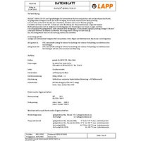 LAPP 1020100/250 Servoleitung 250m LAPP 1020100/250 Servoleitung 250m von LAPP