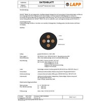 LAPP 15350009/100 Steuerleitung 40 x 1mm² 100m LAPP 15350009/100 Steuerleitung 40 x 1mm² 100m von LAPP