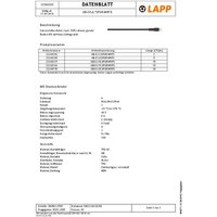 LAPP 22260202 Sensor-/Aktor-Datensteckverbinder, konfektioniert 1St. von LAPP
