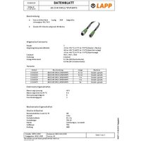 LAPP 22260226 Sensor-/Aktor-Datensteckverbinder, konfektioniert 1St. von LAPP