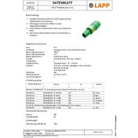 LAPP EPIC POWERLOCK F6 S L3/GY M40 (1) Inhalt: 1St. von LAPP