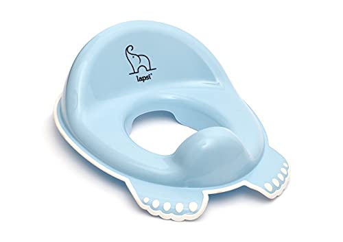 LAPSI® Kinder-Toilettensitz Anti-Rutsch-Funktion Elefant Blau von LAPSI