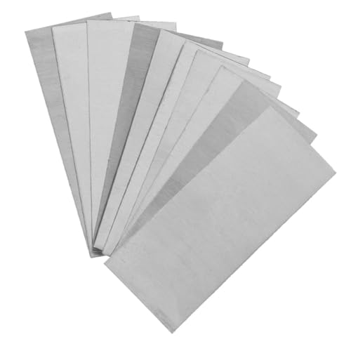 12 Stck. Reine Zink Anodenplatten für Elektrolyse Galvanisierung Zinkbleche für Fruchtbatterie Bau Bastelprojekte 12 Stck. Reine Zink Anodenplatten für Elektrolyse Galvanisierung Zinkbleche für Fruchtbatterie Bau Bastelprojekte von LAPYAPPE