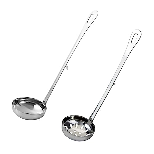 1Satz Hot Pot Servierlöffel mit Haken Teilig Schöpflöffel für Sicheres Abgießen und Servieren der Rostfrei und Langlebig von LAPYAPPE