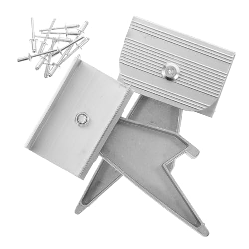 2 Stück Aluminiumlegierung Teleskopleiter Haken Stabilisierungsteile für Klappleitern Ersatzteile für Sichere Anwendung zu Hause Büro von LAPYAPPE