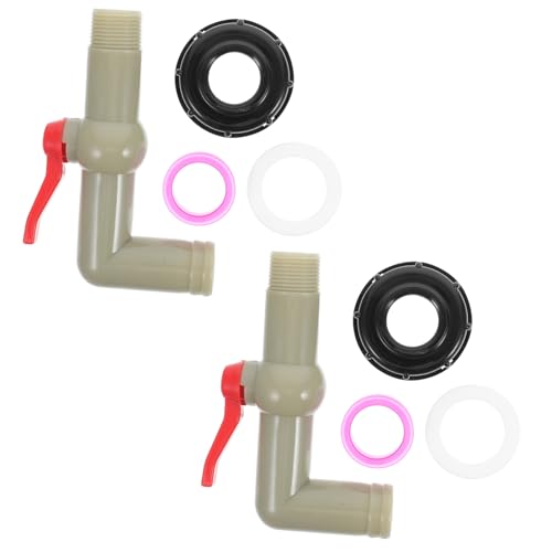 2 Stück Wasserbehälter Kugelhahn Adapter für Gartenbewässerung Abgang Passend für Ibc Tanks mit Gewinde Dichtband Schraubverschluss 2 Stück Wasserbehälter Kugelhahn Adapter für Gartenbewässerung Abgang Passend für Ibc Tanks mit Gewinde Dichtband Schraubverschluss von LAPYAPPE