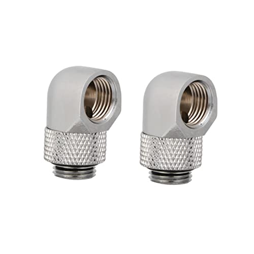 2Stücke Messing Drehanschlussadapter für PC Wasserkühlsystem für Wasserkühlungsrohranschluss Hochwertige Verbindung 2Stücke Messing Drehanschlussadapter für PC Wasserkühlsystem für Wasserkühlungsrohranschluss Hochwertige Verbindung von LAPYAPPE