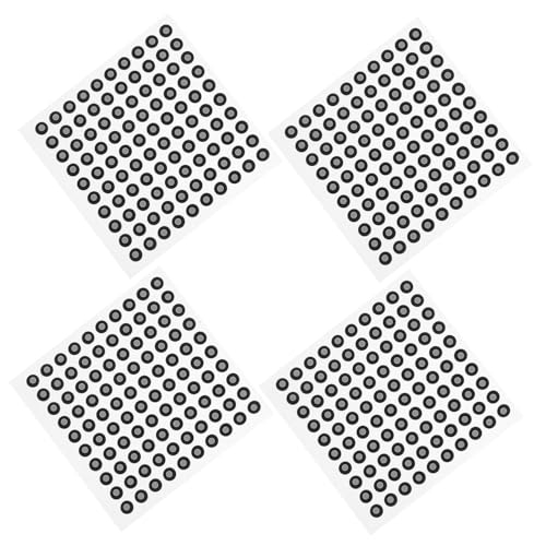 4 Blatt Reflektierende Markierungspunkte für Scanner Bögen Außendurchmesser Präzise Optische Tracking Dots Kompatibel mit Verschiedenen Scansystemen für Genaue Messungen von LAPYAPPE