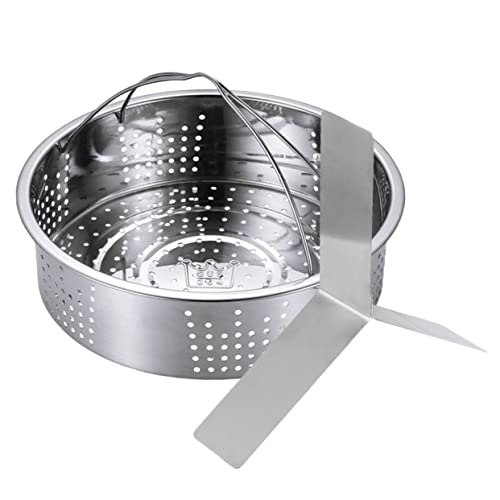 LAPYAPPE 1 Satz Dampfgarer Einsatz mit Deckel Dämpfkorb für Schnellkochtöpfe für Gemüse Reis Eier und Langlebig Leicht zu Reinigen von LAPYAPPE