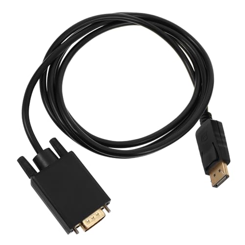 LAPYAPPE 1.8M Displayport zu Vga Kabel Hochwertiger Adapter für Monitor und Projektor nicht Bidirektional Kompatibel mit PC und Laptop für Vielseitige Anwendungen LAPYAPPE 1.8M Displayport zu Vga Kabel Hochwertiger Adapter für Monitor und Projektor nicht Bidirektional Kompatibel mit PC und Laptop für Vielseitige Anwendungen von LAPYAPPE