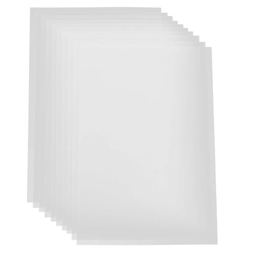 LAPYAPPE 10 Stück Teiliges Schrumpfkunstpapier Halbtransparent Zuschneidbare Schrumpffolie für Kreative DIY Broschen und Dekorative Handarbeiten von LAPYAPPE