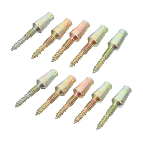 LAPYAPPE 10 Stück Teiliges Selbstbohrende Türscharnierschrauben aus Metall mit Sicherheitsstift Verzinkte Kreuzschlitz-sicherheitsschrauben für Metallscharniere Einfache Montage ohne LAPYAPPE 10 Stück Teiliges Selbstbohrende Türscharnierschrauben aus Metall mit Sicherheitsstift Verzinkte Kreuzschlitz-sicherheitsschrauben für Metallscharniere Einfache Montage ohne von LAPYAPPE