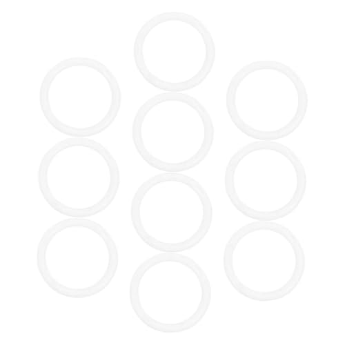 LAPYAPPE 10 Stück Teiliges Weiße Runde Handtaschengriffe Dekorative DIY Ersatzgriffe für Makramee Stroh Gehäkelte Taschen Einfache Montage Modisches Zubehör für Handtaschen LAPYAPPE 10 Stück Teiliges Weiße Runde Handtaschengriffe Dekorative DIY Ersatzgriffe für Makramee Stroh Gehäkelte Taschen Einfache Montage Modisches Zubehör für Handtaschen von LAPYAPPE