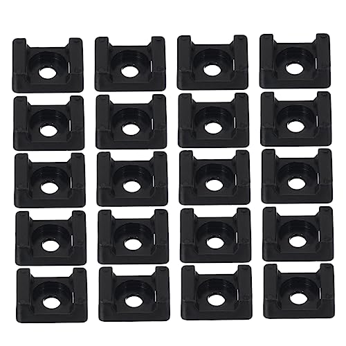 LAPYAPPE 100Stücke Kabelhalterung Sattel Basis Drahtkabel Clips für Effizientes Kabelmanagement Robuste Kabelclips für Schreibtischorganisation und Mehr LAPYAPPE 100Stücke Kabelhalterung Sattel Basis Drahtkabel Clips für Effizientes Kabelmanagement Robuste Kabelclips für Schreibtischorganisation und Mehr von LAPYAPPE