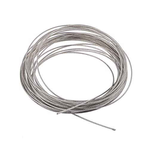 LAPYAPPE 10M Edelstahldrahtseil Wäscheleine Robust Langlebig für Outdoor Hängesysteme Geländer Vielseitige Anwendungen LAPYAPPE 10M Edelstahldrahtseil Wäscheleine Robust Langlebig für Outdoor Hängesysteme Geländer Vielseitige Anwendungen von LAPYAPPE