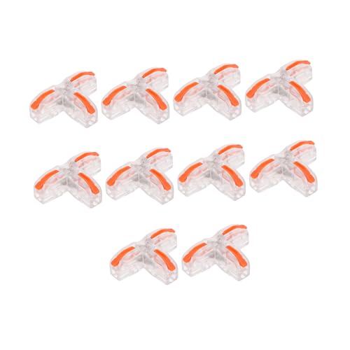 LAPYAPPE 10Stücke Transparent Schnellanschlussklemmen Isolierte Kabelstecker für Elektrische Verbindungen für Haushaltsgeräte und Computer Sicher und Zuverlässig LAPYAPPE 10Stücke Transparent Schnellanschlussklemmen Isolierte Kabelstecker für Elektrische Verbindungen für Haushaltsgeräte und Computer Sicher und Zuverlässig von LAPYAPPE