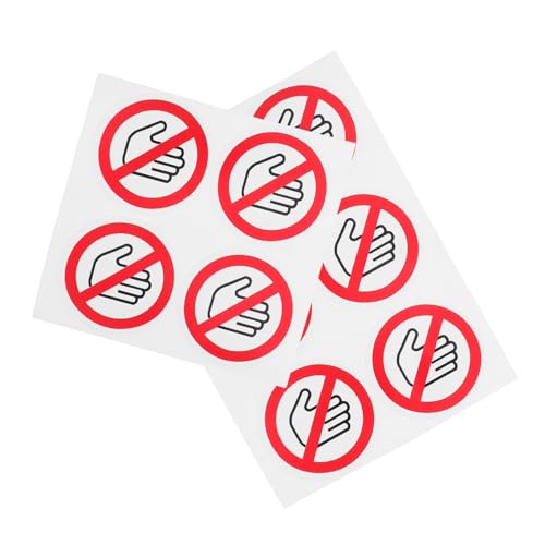 LAPYAPPE 10 Stücke Klebstoff Warnzeichen Maschine Etiketten Vorsicht Aufkleber Vorsicht Zeichen Aufkleber Material Am Arbeitsplatz von LAPYAPPE