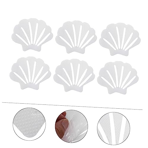 LAPYAPPE 12stücke Antirutsch Aufkleber Muschelform Transparente Selbstklebende Sicherheitsstreifen Für Badezimmer Küche Und Schwimmbad rutschfest Und Einfach Zu Entfernen von LAPYAPPE