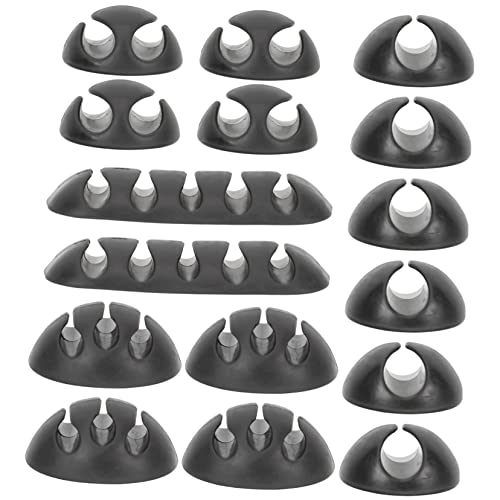 LAPYAPPE 16 Stück Teiliges Kabelmanagement Selbstklebende Kabelclips für Zuhause Organizer für Ladekabel USB Kabel und Mehr Praktische Lösung für Ordentliches Kabelmanagement LAPYAPPE 16 Stück Teiliges Kabelmanagement Selbstklebende Kabelclips für Zuhause Organizer für Ladekabel USB Kabel und Mehr Praktische Lösung für Ordentliches Kabelmanagement von LAPYAPPE