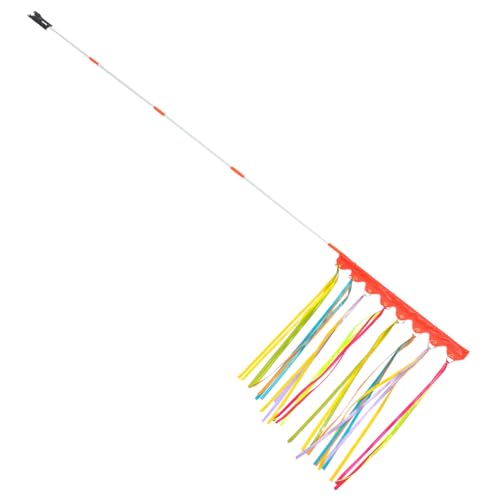 LAPYAPPE 1Satz Fahrrad Sicherheitsflagge mit Fiberglasstange und Wasserdichter Polyesterflagge Reflektierende Dreiecksfahne für Sichtbarkeit Beim Radfahren von LAPYAPPE
