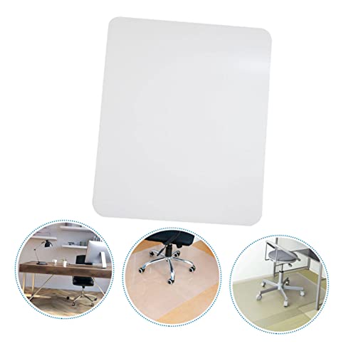 LAPYAPPE 1Stück PVC rutschfeste Matte Transparente Bodenschutzmatte für Stuhl Kratzfeste Unterlage für Hartböden Schreibtischstuhlmatte Möbel Schutzmatte von LAPYAPPE