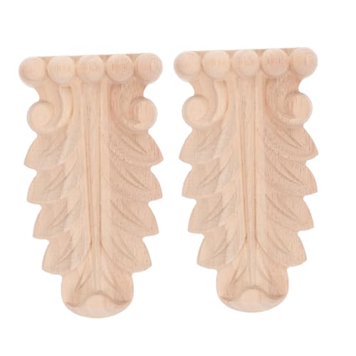 LAPYAPPE 2 Stück Holz Geschnitzte Applikationen Unlackiert Dekorative Ornamente für Möbel Romantische Säulen für Tür Schrank und Heimdekoration LAPYAPPE 2 Stück Holz Geschnitzte Applikationen Unlackiert Dekorative Ornamente für Möbel Romantische Säulen für Tür Schrank und Heimdekoration von LAPYAPPE