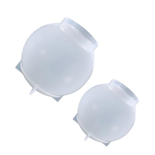LAPYAPPE 2 Stück Kugel Silikonform für Epoxidharz Resin Gießen Langlebige Wiederverwendbare Kristall Ball Form für DIY Schmuck Dekoration Geschenkideen LAPYAPPE 2 Stück Kugel Silikonform für Epoxidharz Resin Gießen Langlebige Wiederverwendbare Kristall Ball Form für DIY Schmuck Dekoration Geschenkideen von LAPYAPPE