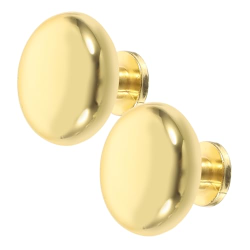 LAPYAPPE 2 Stück Möbelgriff aus Langlebiger Zinklegierung Moderner Goldfarbener Single Pull Installieren Eleganter Schrankgriff für Küchen und Schlafzimmermöbel von LAPYAPPE