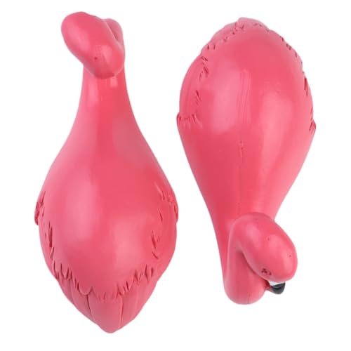 LAPYAPPE 2 Stück Selbstklebende Flamingo Wandhaken aus Resin Nahtloser Wasserdichter Klebehaken für Schlüssel Mäntel Hüte Taschen für Zuhause und Büro von LAPYAPPE