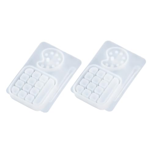 LAPYAPPE 2 Stück Teiliges Silikonform für Epoxidharz Gießen Flexible DIY Paint Tray Box Formen Leicht zu Reinigen für Handwerksprojekte und Kreative Bastelanwendungen LAPYAPPE 2 Stück Teiliges Silikonform für Epoxidharz Gießen Flexible DIY Paint Tray Box Formen Leicht zu Reinigen für Handwerksprojekte und Kreative Bastelanwendungen von LAPYAPPE