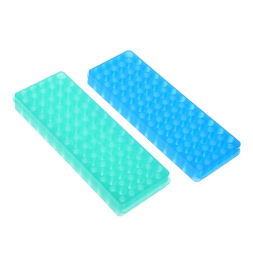 LAPYAPPE 2 Stück Teiliges Zentrifugenröhrchenhalter Rack Doppelseitig Testrohrständer Kompatibel mit Röhrchen für Labor und Universitäten Probenröhrchenhalter von LAPYAPPE