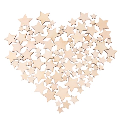 LAPYAPPE 200 Stück Teiliges Holz Deko Sterne Mix Natürliche Holzscheiben für DIY Basteln Hochzeit Partydekoration Langlebig und Vielseitig Einsetzbar LAPYAPPE 200 Stück Teiliges Holz Deko Sterne Mix Natürliche Holzscheiben für DIY Basteln Hochzeit Partydekoration Langlebig und Vielseitig Einsetzbar von LAPYAPPE