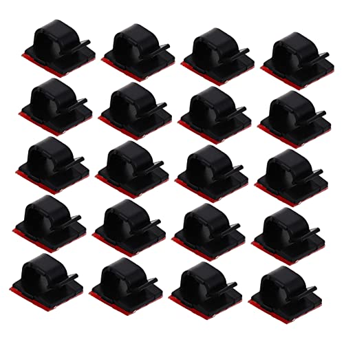LAPYAPPE 20Stücke Kabelclips Selbstklebende Kabelhalter für Effektives Kabelmanagement im Auto und Büro Transparentes Design für Oberfläche für USB Kabel Ladegeräte LAPYAPPE 20Stücke Kabelclips Selbstklebende Kabelhalter für Effektives Kabelmanagement im Auto und Büro Transparentes Design für Oberfläche für USB Kabel Ladegeräte von LAPYAPPE