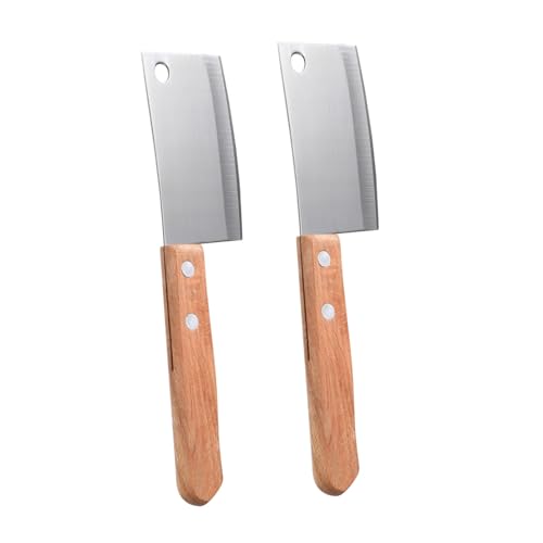 LAPYAPPE 2Stücke Küchenmesser Tragbarer Buttermesser und Gemüsehacker aus Langlebig und Sicher für Zubereitung von Butter Gemüse von LAPYAPPE