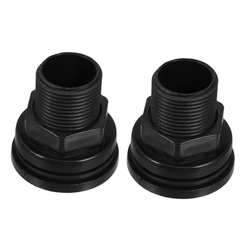 LAPYAPPE 2stücke Garten Schlauch Schott Fitting Für Regen Fässer Wasser Tanks Einfache Installation Gewinde Schott Fitting Wasser Tank Anschlüsse von LAPYAPPE