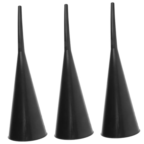 LAPYAPPE 3 Stück Teiliges Automobil-öltrichter Langem Ausguss Kunststoff-trichter für Benzin Kraftstoffzusätze Einsetzbar für Auto und Motorrad Handfreies und Einfaches Befüllen von LAPYAPPE