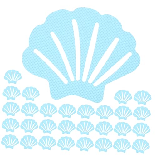 LAPYAPPE 30 Stück Antirutsch Aufkleber Muschelform für Badewanne und Selbstklebende Sicherheitssticker für Rutschfreie Oberflächen Anzubringen LAPYAPPE 30 Stück Antirutsch Aufkleber Muschelform für Badewanne und Selbstklebende Sicherheitssticker für Rutschfreie Oberflächen Anzubringen von LAPYAPPE