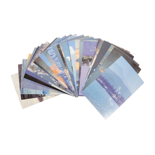 LAPYAPPE 30 Stück Teiliges Scrapbook dekorationskarten Sicherem Papier Vielseitig Einsetzbar für Wandposter Geburtstagsdeko und Kreative Bastelprojekte von LAPYAPPE