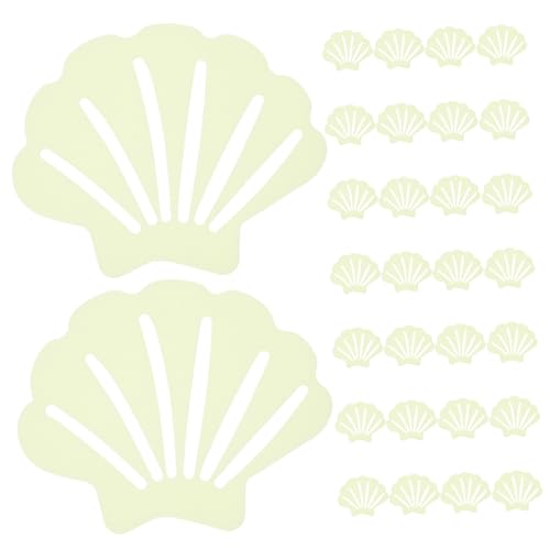LAPYAPPE 30 Stück rutschfeste Aufkleber Muschelform Selbstklebende Sticker für Badewanne und Nachtleuchtend Einfache Anwendung Sicherer Halt LAPYAPPE 30 Stück rutschfeste Aufkleber Muschelform Selbstklebende Sticker für Badewanne und Nachtleuchtend Einfache Anwendung Sicherer Halt von LAPYAPPE