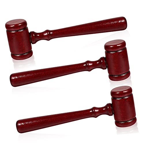 LAPYAPPE 3stücke Mini Richterhammer Spielzeug Aus Holz Verarbeitung Sicher Für Junge Mädchen Für Rollenspiele Und Traditionelles Design Fördert Geschicklichkeit Und Koordination von LAPYAPPE