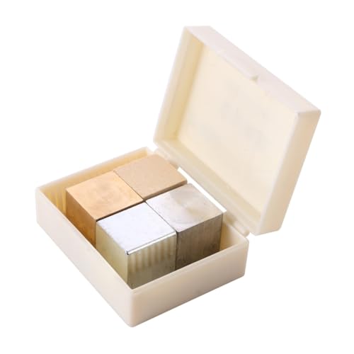 LAPYAPPE 4 Stück Dichtewürfel Metallblock Teilig Kupfer Eisen Aluminium Holz Physik Experiment Lernmaterial für Schulunterricht und Physikunterricht LAPYAPPE 4 Stück Dichtewürfel Metallblock Teilig Kupfer Eisen Aluminium Holz Physik Experiment Lernmaterial für Schulunterricht und Physikunterricht von LAPYAPPE