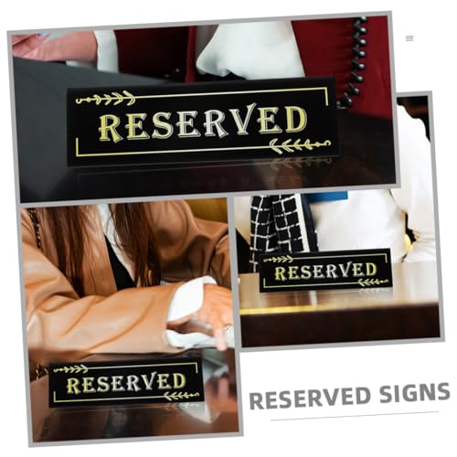 LAPYAPPE 4 Stück Teiliges Acryl Reserviert Schild Freistehend Transparent Wetterfest für Restaurant Hochzeit Party Moderne Tischaufsteller Lesbare Schwarze Schrift Vielseitig Einsetzbar LAPYAPPE 4 Stück Teiliges Acryl Reserviert Schild Freistehend Transparent Wetterfest für Restaurant Hochzeit Party Moderne Tischaufsteller Lesbare Schwarze Schrift Vielseitig Einsetzbar von LAPYAPPE